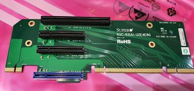 Supermicro RSC-R2UU-U2E4E8G REV1.01 3x PCIe 2.0 X4/X8 + IUO RISER CARD/BOARD 