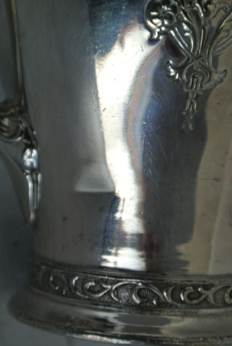Joseph Rodgers&Sons ティーポット＆ミルクサーバー(銀メッキ) Wm. Rogers & Sons Triumph Silver Plated Creamer And Basket