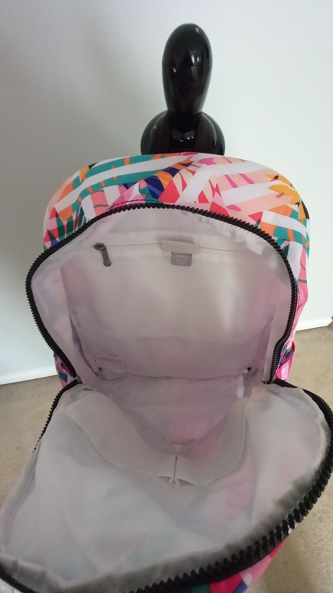 Kipling Chuwy Backpack Bookbag Tropical Patchwork Garden 