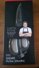 New Curtis Stone The Executive Collection BBQ Shears Meat, Soft Bone Cutter...