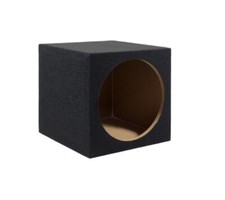 Standard Single 10  Sealed Subwoofer Sub Box Enclosure -Black
