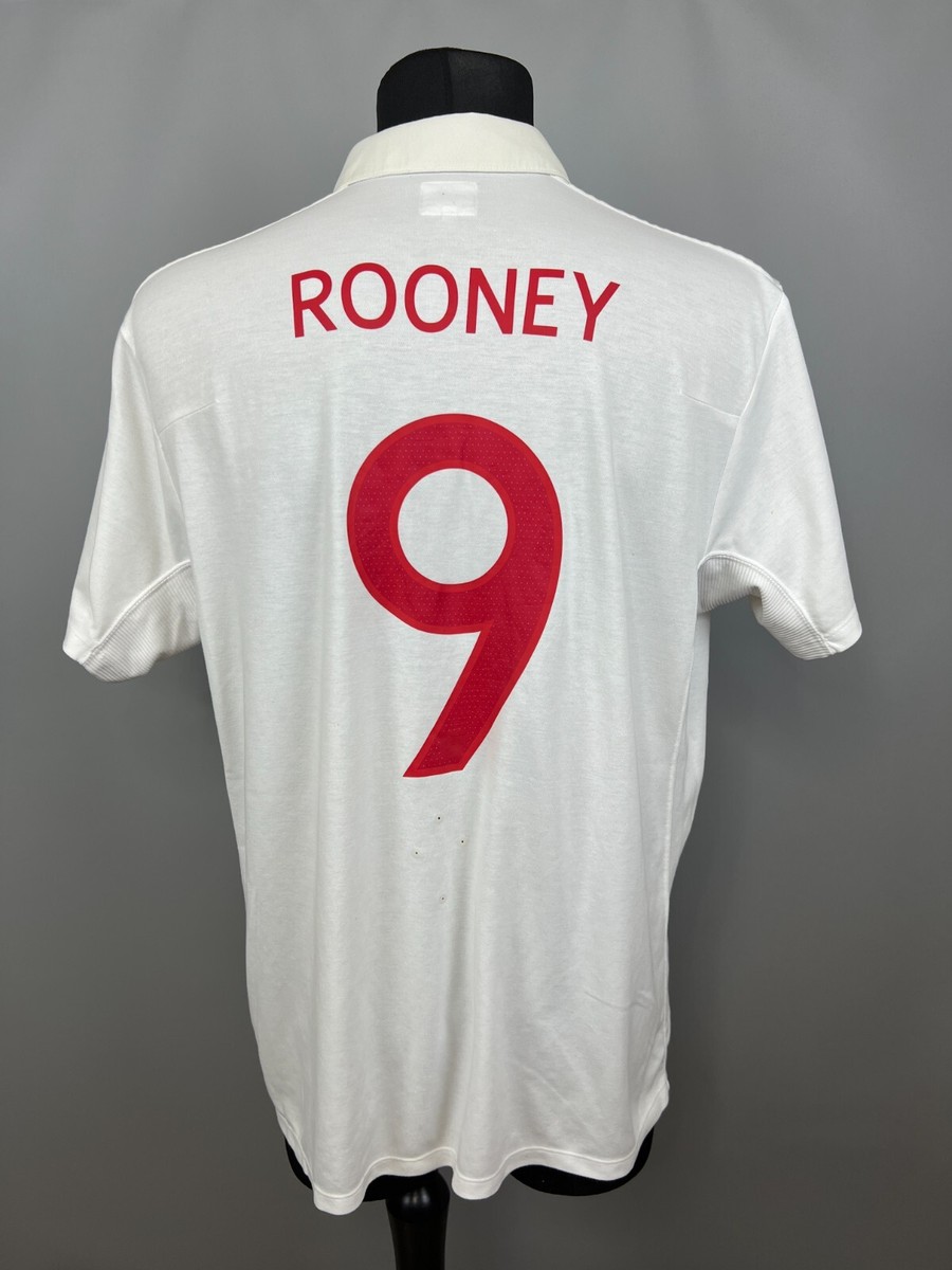 イングランド代表 Rooney シャツ ENGLAND 2009 2010 ROONEY HOME SHIRT FOOTBALL SOCCER JERSEY