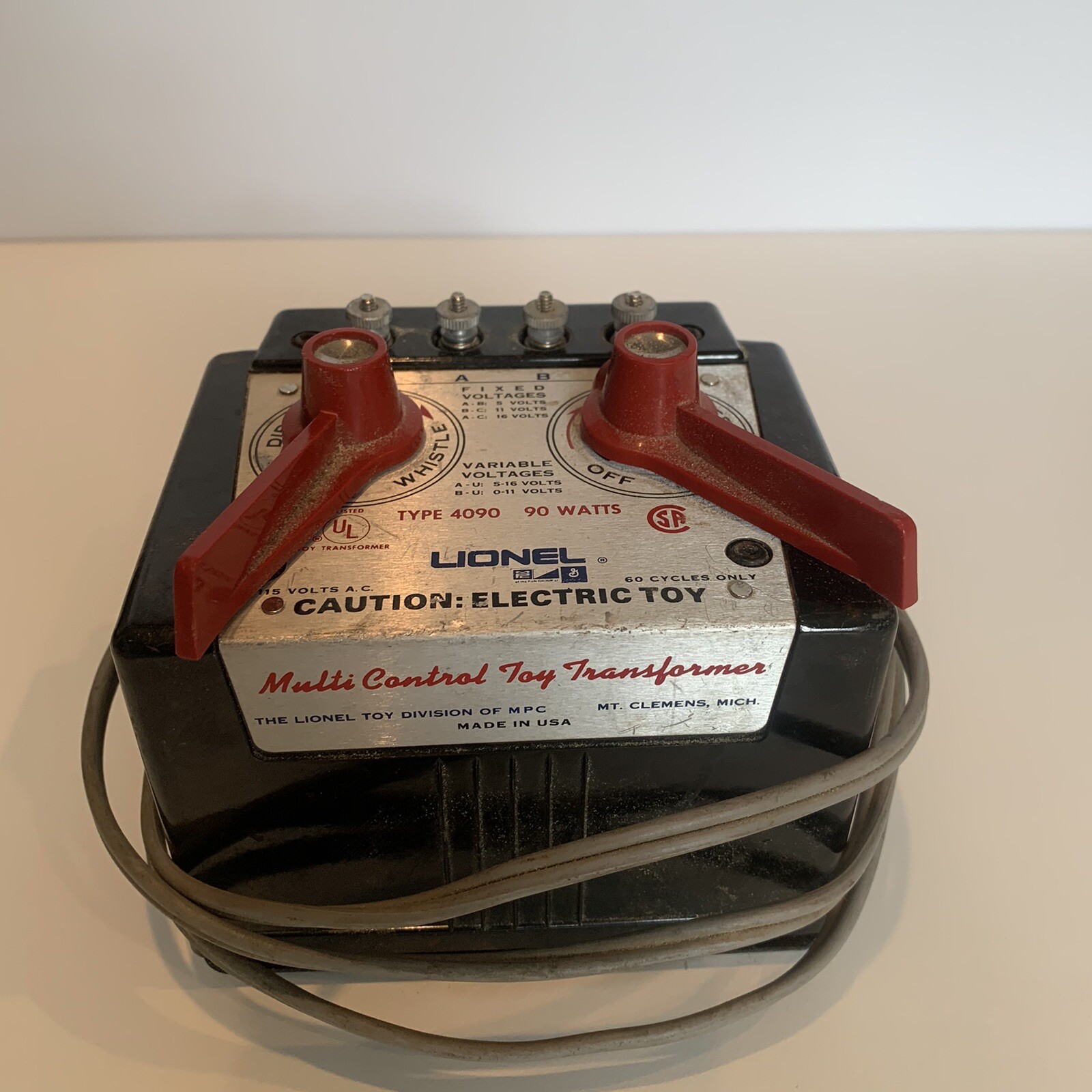 lionel type 4090 transformer