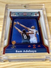 2020-21 Donruss Optic BAM ADEBAYO #2 Air Defense SILVER HOLO PRIZM SP Miami Heat