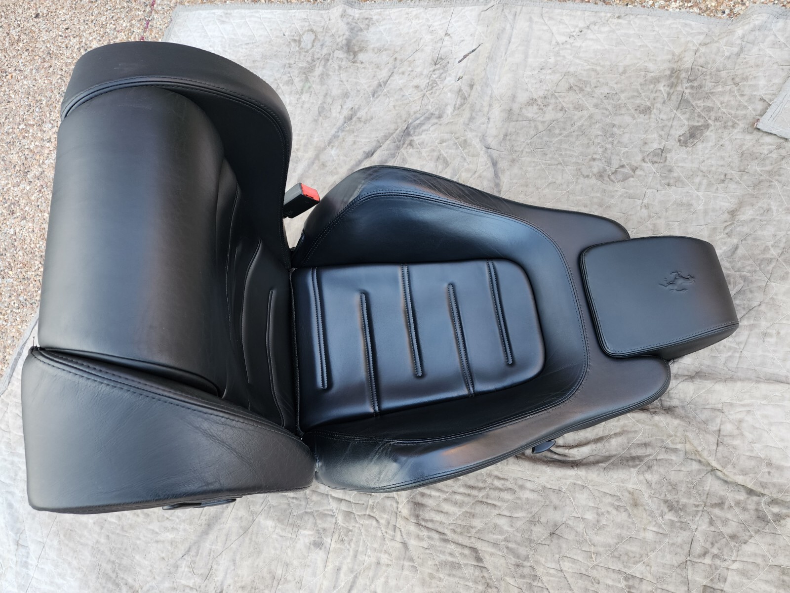 FERRARI F430 COUPE & SPIDER OEM GENUINE COMPLETE LEFT & RIGHT BLACK LEATHER SEAT
