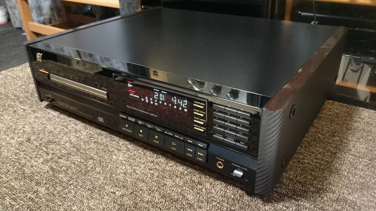 SANSUI CD-α717D Extra α-X Balanced CD Player Deck 27W Black SANSUI CD-α717D Extra α-X Balanced CD Player Deck 27W Black