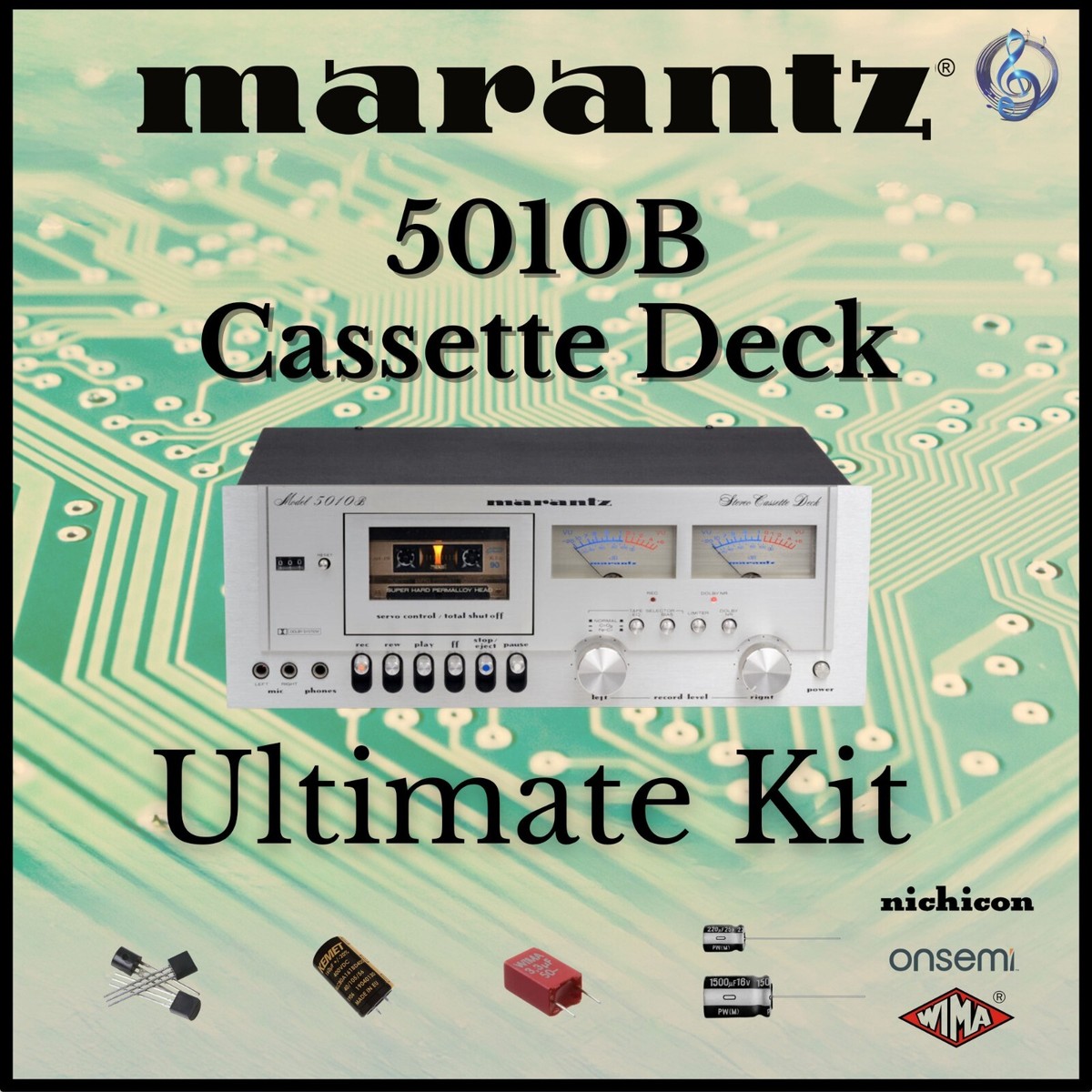 Marantz 5010B Cassette Deck Ultimate Upgrade Kit Genuine Parts