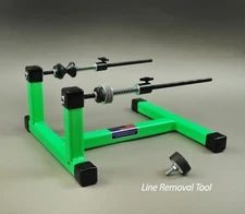 Super Spooler in Green for holding Fishing Line, Line Spooler,  Line Winder 