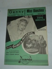 ISA BARZIZZA-CARLO CROCCOLO COLLECTIBLE MUSICAL SCORE FILM "DITCH MISERY. 