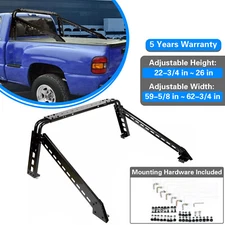 Roll Bar For Full Size Truck Silverado Ram F150 Adjustable Sports Bar Cargo Rack