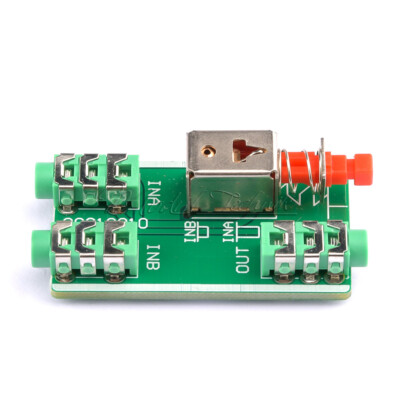 Audio 3.5mm Switching Board Audio Input A/B Group Input Switch Select Output