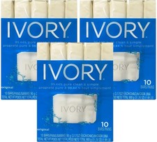 Ivory Soap, Original 3.17 oz Bars 10 each, Pa...