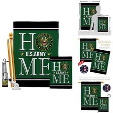 Americana Home & Garden US Army House Flag Kit Small Yard Double-Sided USA-Made