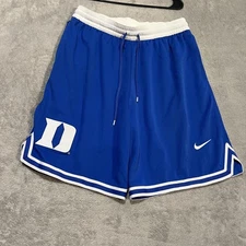 Duke Blue Devils Shorts Mens XL Blue NCAA Basketball Nike Dri Fit DNA Pocket