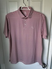 Rhoback Polo Shirt Mens XL Ohio State All Over Print Buckeyes