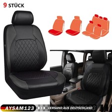 5 Seats Universal Auto PU Leder Sitzbezug Pad Bequeme Sitzbezüge Schutz