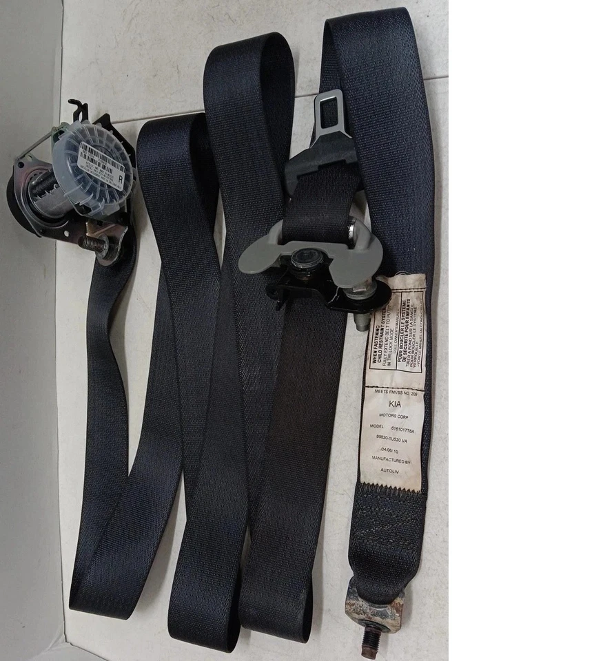 11 12 13 Kia Sorento cinturón de seguridad trasero izquierdo retractor OEM 617138300a Foto 2 de 2