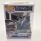Funko Pop! Football Cam Ward Tennessee Titans NFL Autographed Vinyl Figure 335
