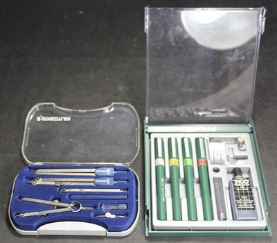 Staedtler Drafting Set & Faber-Castell TG1 Technical Pen Set