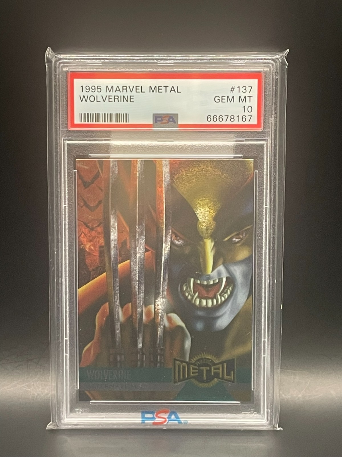 1995 Marvel Metal Wolverine PSA 10