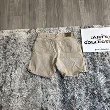 Vintage 90  s Wrangler Denim Wheat Colored Shorts Silver Edition Men  s Size 38