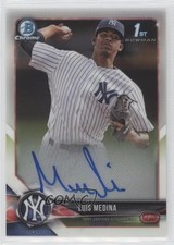 2018 Bowman Chrome Prospect Auto Luis Medina #BCPA-LM Auto 0r4