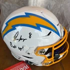 Omarion Hampton Signed Autographed Speed Flex Helmet Beckett COA - Damage