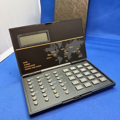SALM Contemporary Electronics World Time Calculator Pocket Basic LCD Alarm Clock