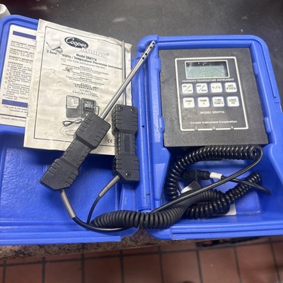Cooper-Atkins SRH77A 3 Zone Digital Humidity Temperature Instrument HVAC Kit