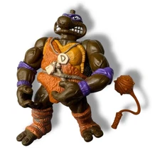 Vintage TMNT Caveman Donatello Action Figure 1993 Mirage Studios Teenage Mutant
