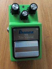Ibanez TS9 Tube Screamer anni 2000 Made in Japan pedale chitarra etichetta argento e o scatola