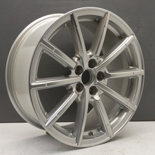 AUDI A1 8X 17" S LINE SILVER ALLOY WHEEL RIM 8X0601025BN GENUINE X1