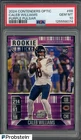 2024 Contenders Optic Purple Pulsar Prizm #68 Caleb Williams RC 27/37 PSA 10