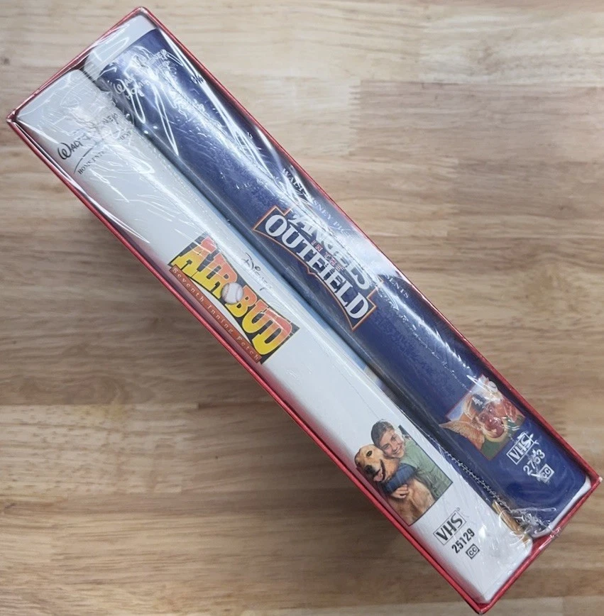 RARE! Disney Los Angeles Angels In Outfield Air Bud Championship VHS Box Set NEW - Image 2 of 4