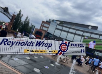 Chicago Cubs Reynolds Wrap Special Edition Fan Foil Giveaway 9/13/26