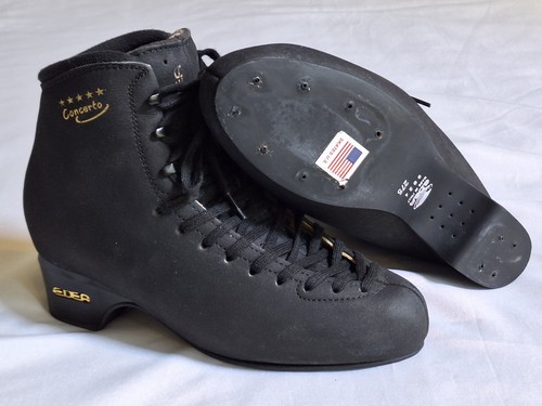 EDEA 5 Star Concerto Figure Skating Boots Black 275 C, M 7.5 W 8.5 Made in Italy