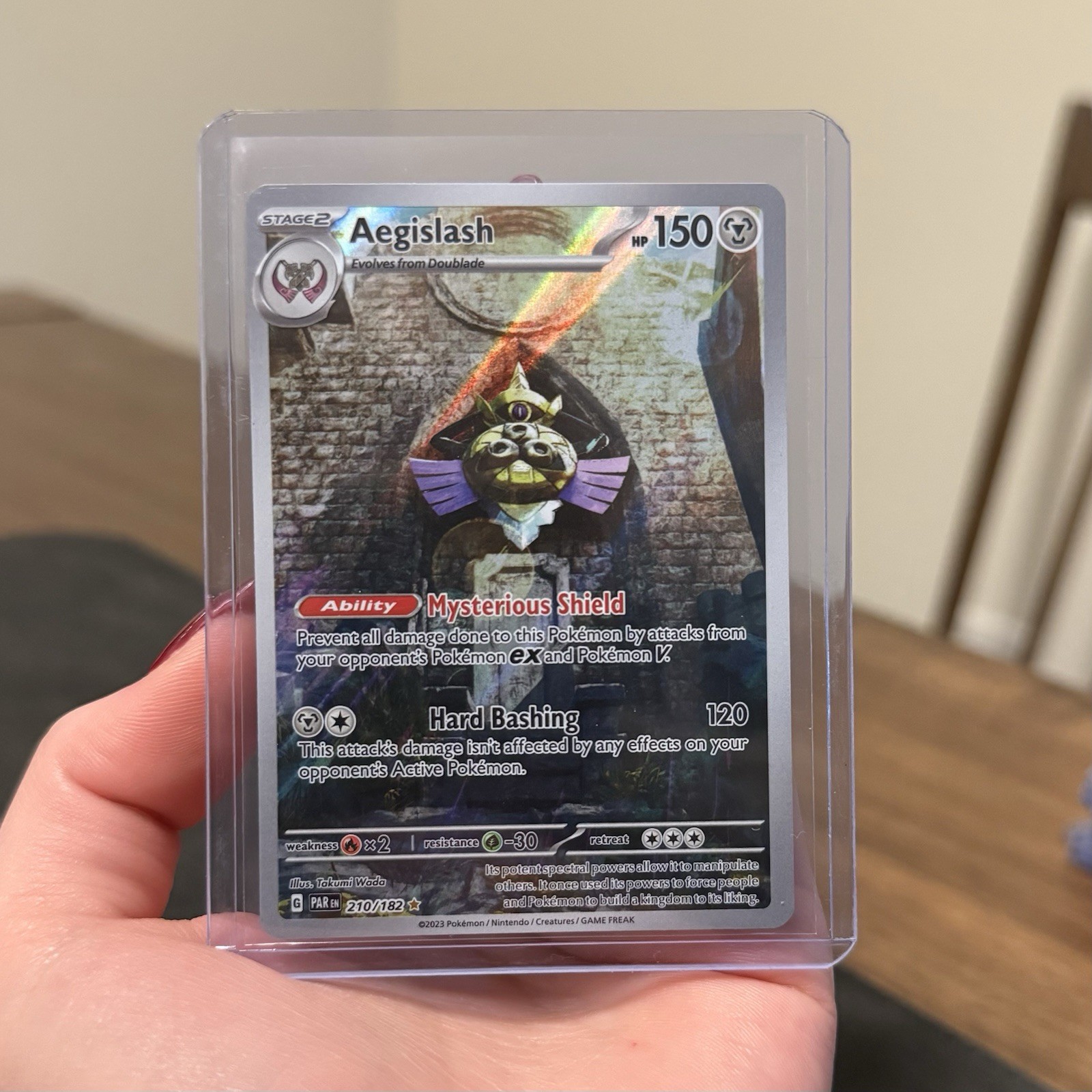 Aegislash 210/182 SV04: Paradox Rift Holo