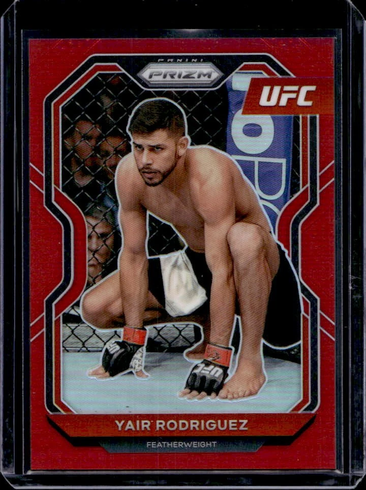 2021 Panini Prizm UFC Yair Rodriguez Red Prizm #209/275