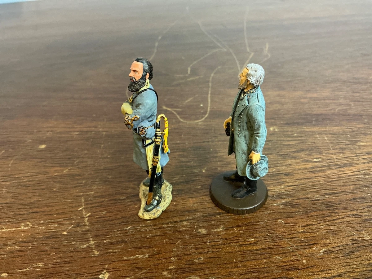 General Robert E. Lee & General Stonewall Jackson BMC TOYS DIECAST FIGURE 2.5"
