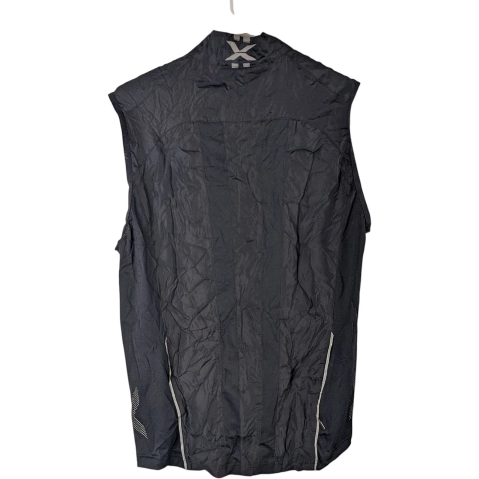 2XU Vaporize Vest Triathlon Jersey Black Mens Medium Wired Breathable - Image 4 of 4