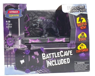 SCHLEICH ELDRADOR BattleCave Schattentiger Set 42739 6+ NEU Verpackungsschaden