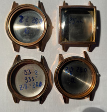 Gehäuse Junghans Armbanduhren großes Konvolut Uhrmachernachlass Schubladenfund