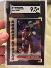 2023 Panini Phoenix - Rookie Rising Bijan Robinson #RIS-6 (RC) SGC 9.5