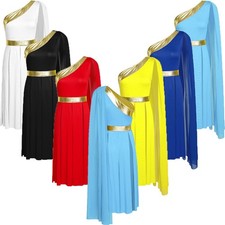 Womens Costume Overlays Dress Ballet Dancewear Praisewear Praise Church Waltz