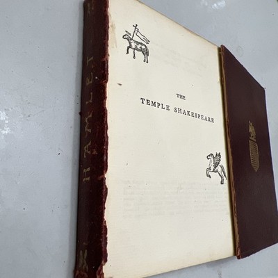 The Temple Shakespeare 39 Leather Bound Pocket Books 1897-1905
