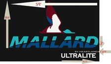 "MALLARD" RV LOGO Graphic decal lettering  As Pictured. All parts are separate