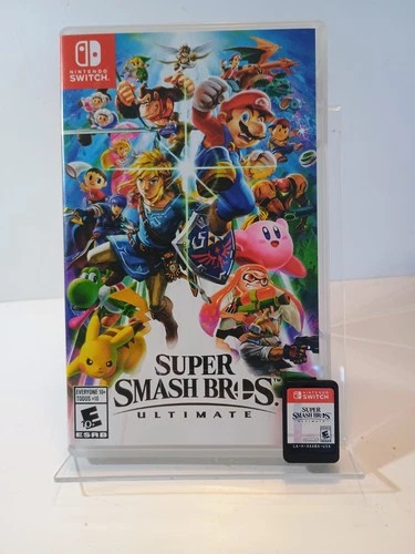 Super Smash Bros. Ultimate Nintendo Switch 2018 Complete In Box CIB Tested Clean