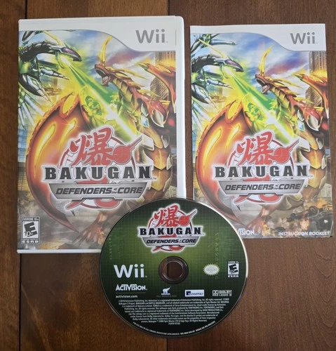 Wii Bakugan: Defenders of the Core Complete with Manual-Fantastic condition! CIB
