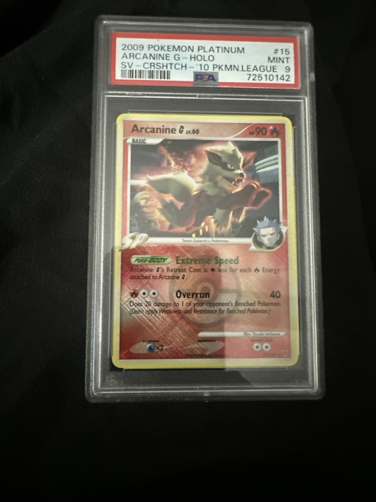 Arcanine G 15/147 Supreme Victors Reverse Holo Promo NM GRADED PSA 9