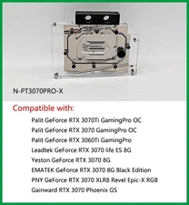 Granzon GPU Water Block For Palit GeForce RTX 3070/3060Ti GamingPro OC